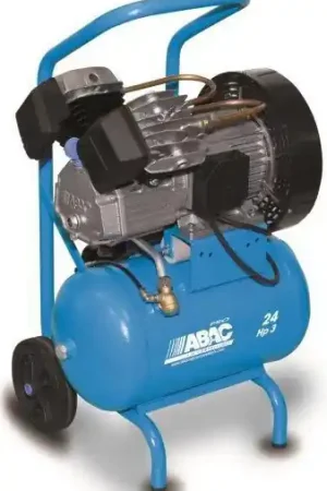 Affaire À Saisir Abac Compresseur 20L 3CV Entraînement Direct, Bi-Cylindre En V, Vitesse Lente